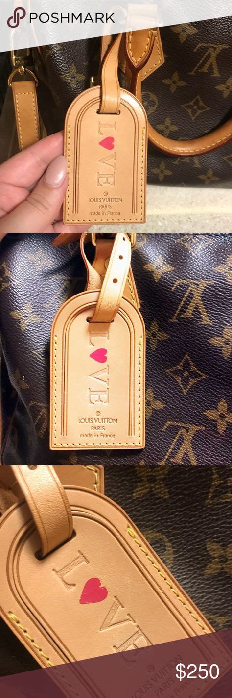 louis vuitton neck tag|authentic louis vuitton luggage tag.